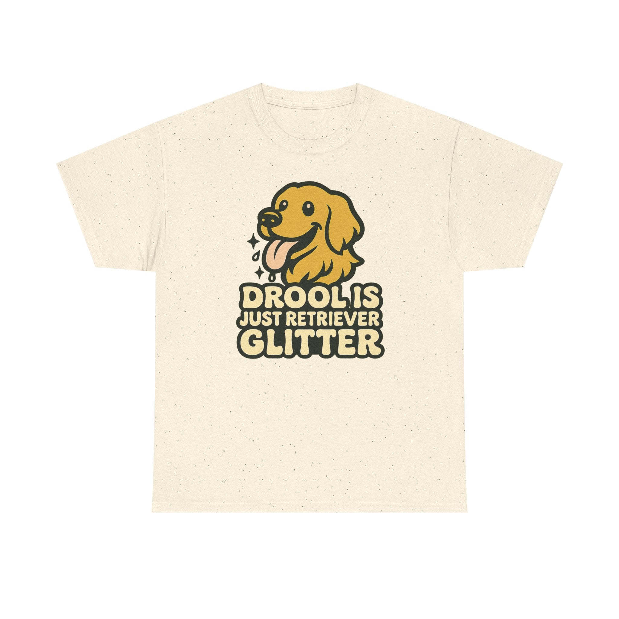 Drool Is Just Retriever Glitter T-Shirt