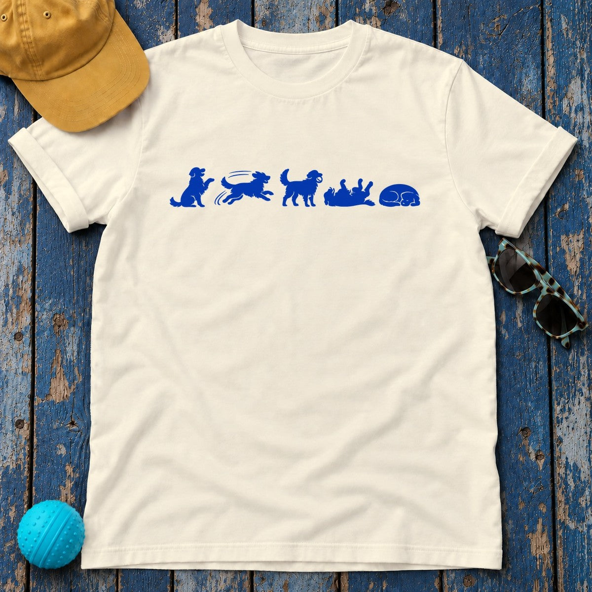 Daily Dog Golden Retriever T-Shirt in Natural