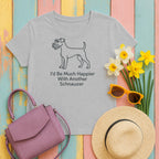 migbackfill my-happier-schnauzer-premium-graphic-t-shirt tee flat lay hero v8