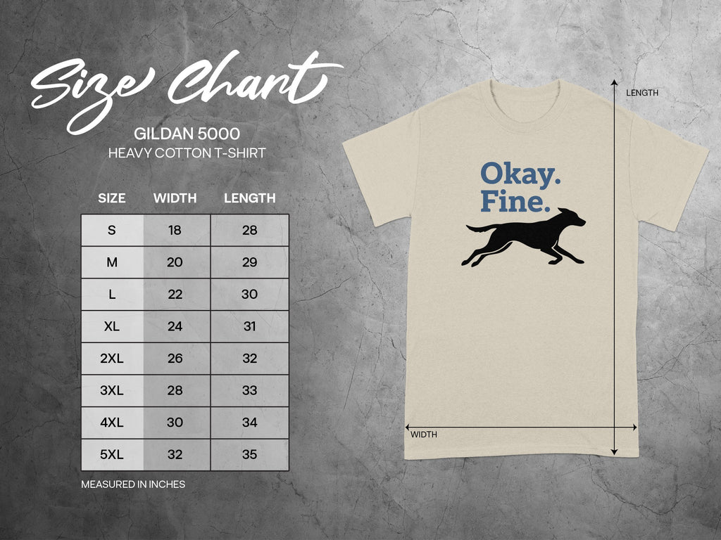 Okay. Fine. Running Dog Graphic T-Shirt