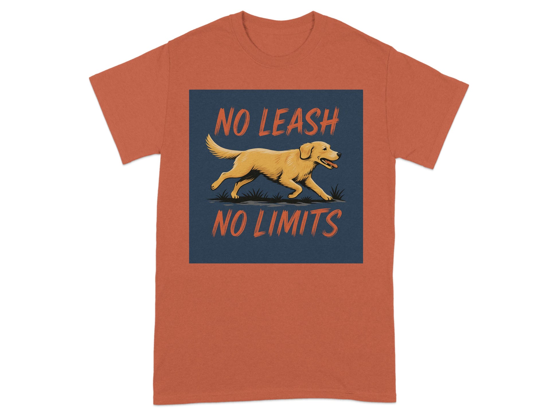 No Leash No Limits Dog Graphic T-shirt product