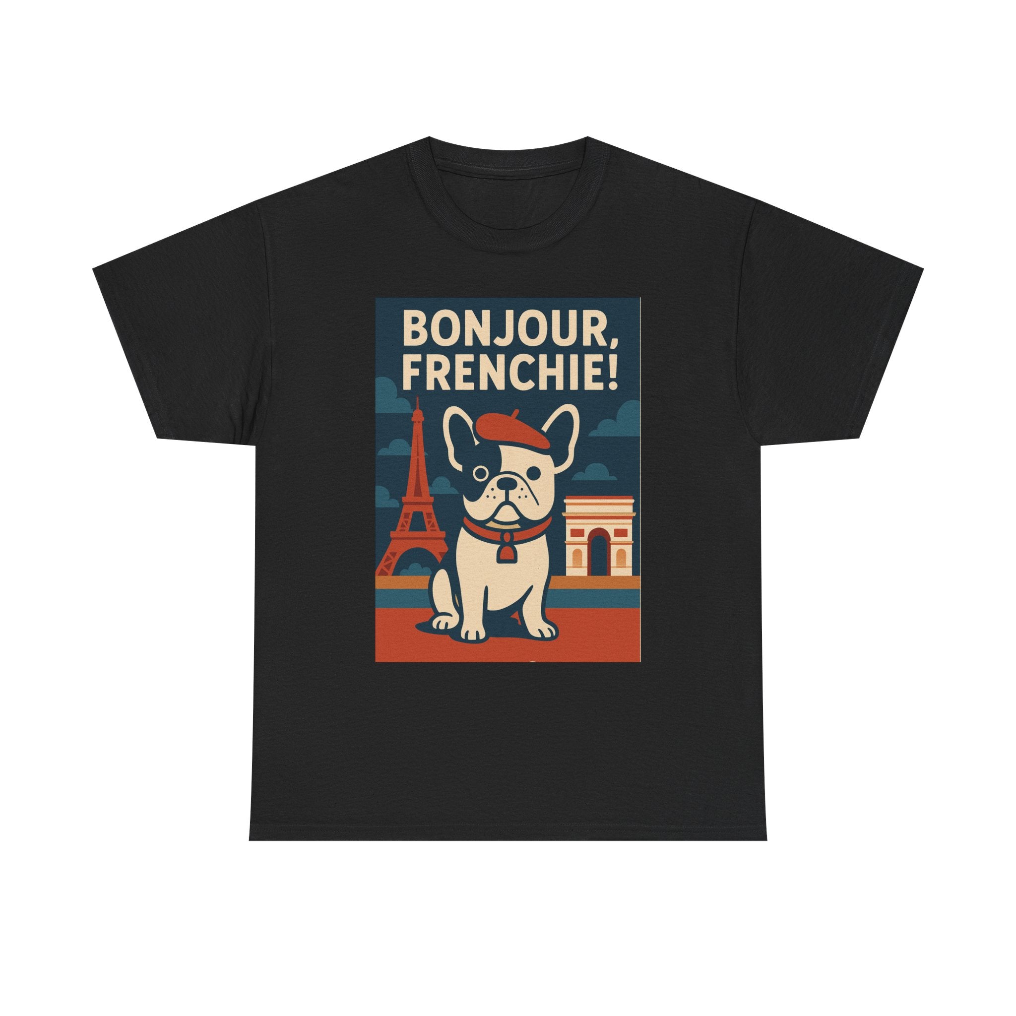 Bonjour Frenchie French Bulldog Paris T-Shirt