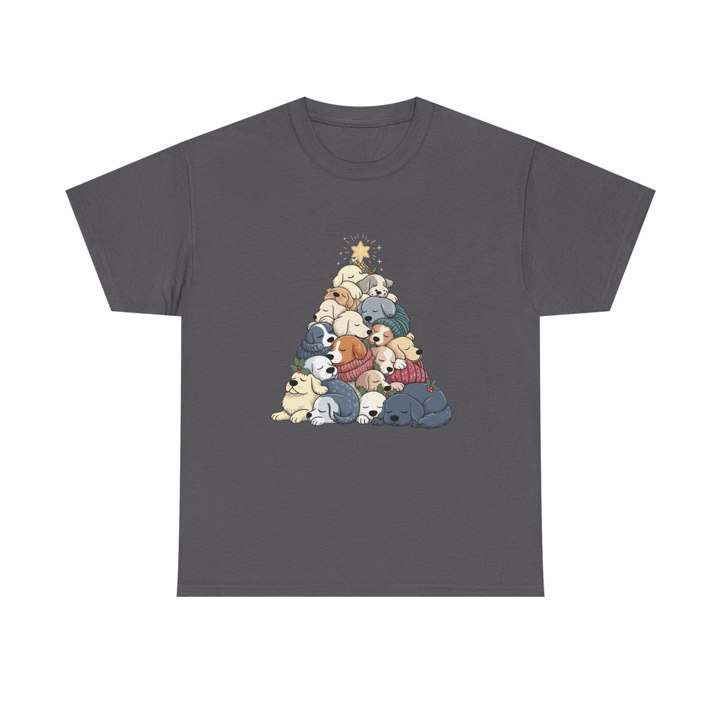 Sleeping Dogs Stacked Christmas Tree T-Shirt