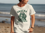 Snacks Make Me Nicer Graphic T-shirt