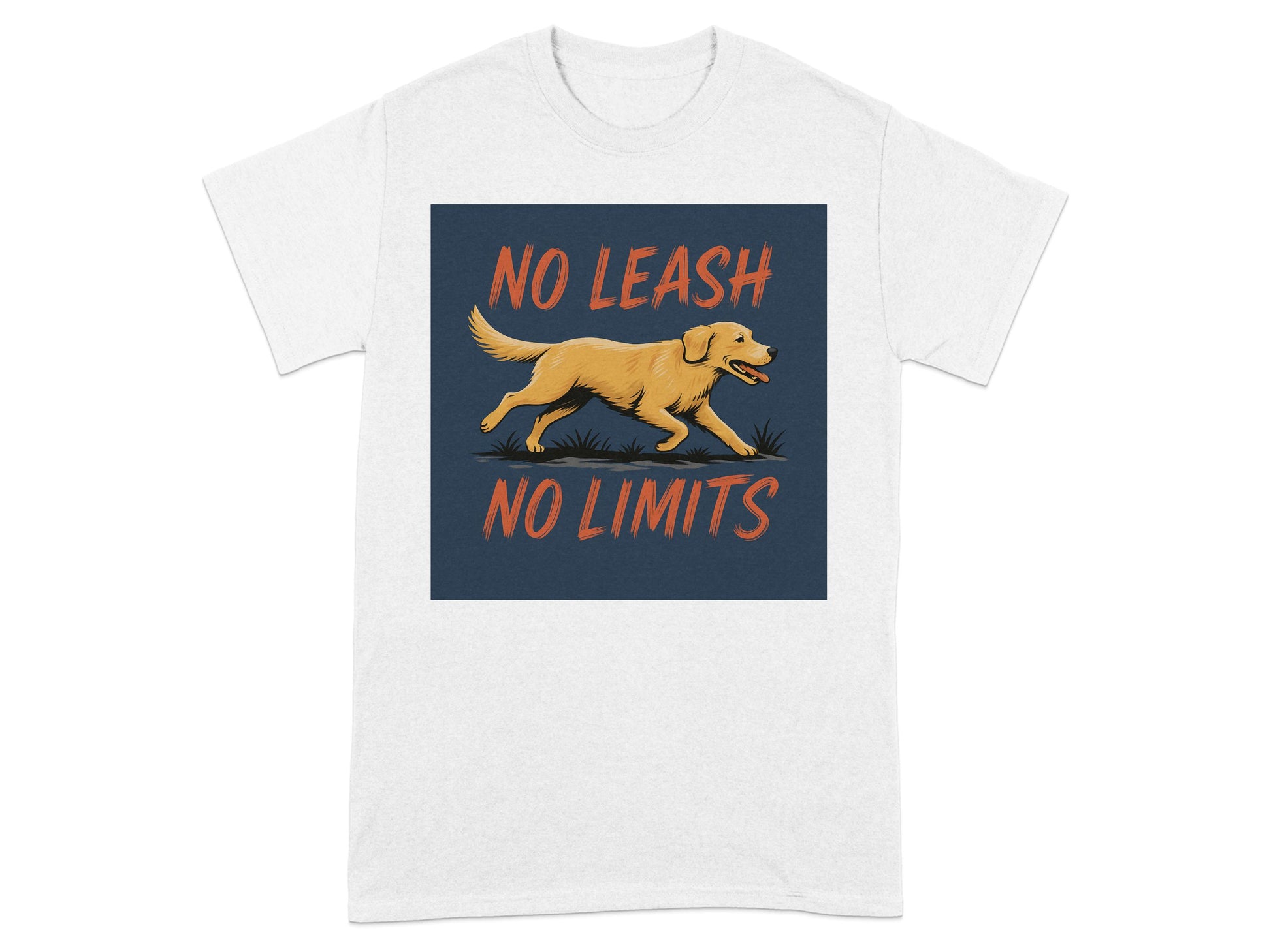 No Leash No Limits Graphic Dog T-shirt product type
