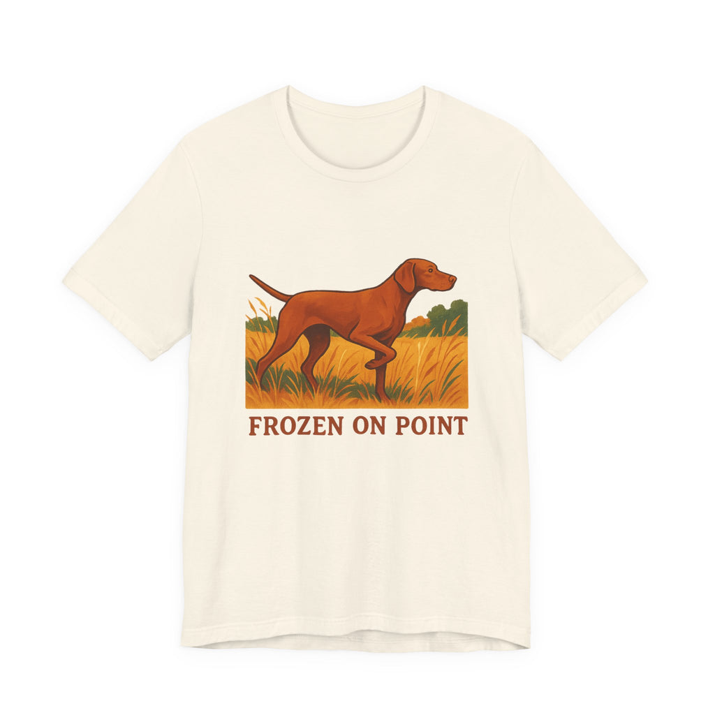 Vizsla Frozen on Point Tee