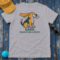 Ears Regulation Length Beagle T-Shirt in Athletic Heather