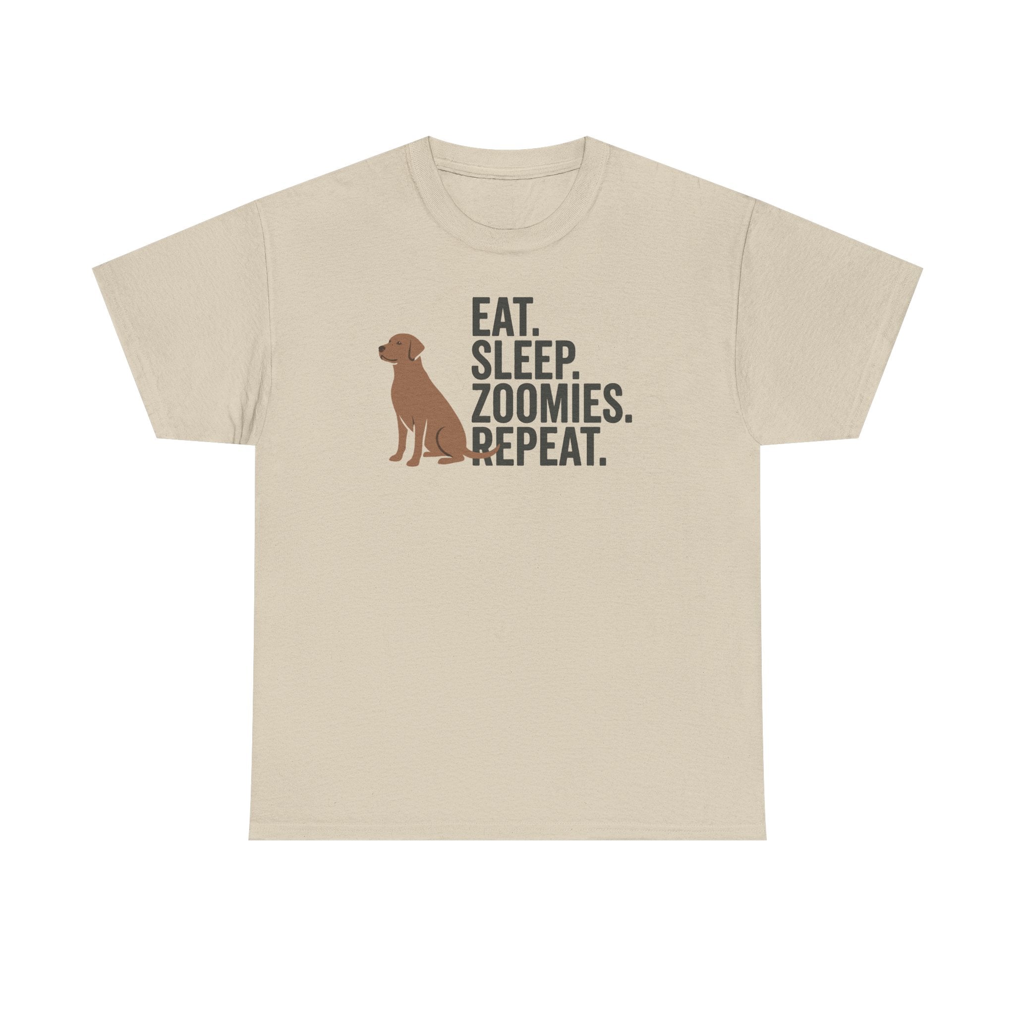 Eat Sleep Zoomies Repeat Dog T-Shirt