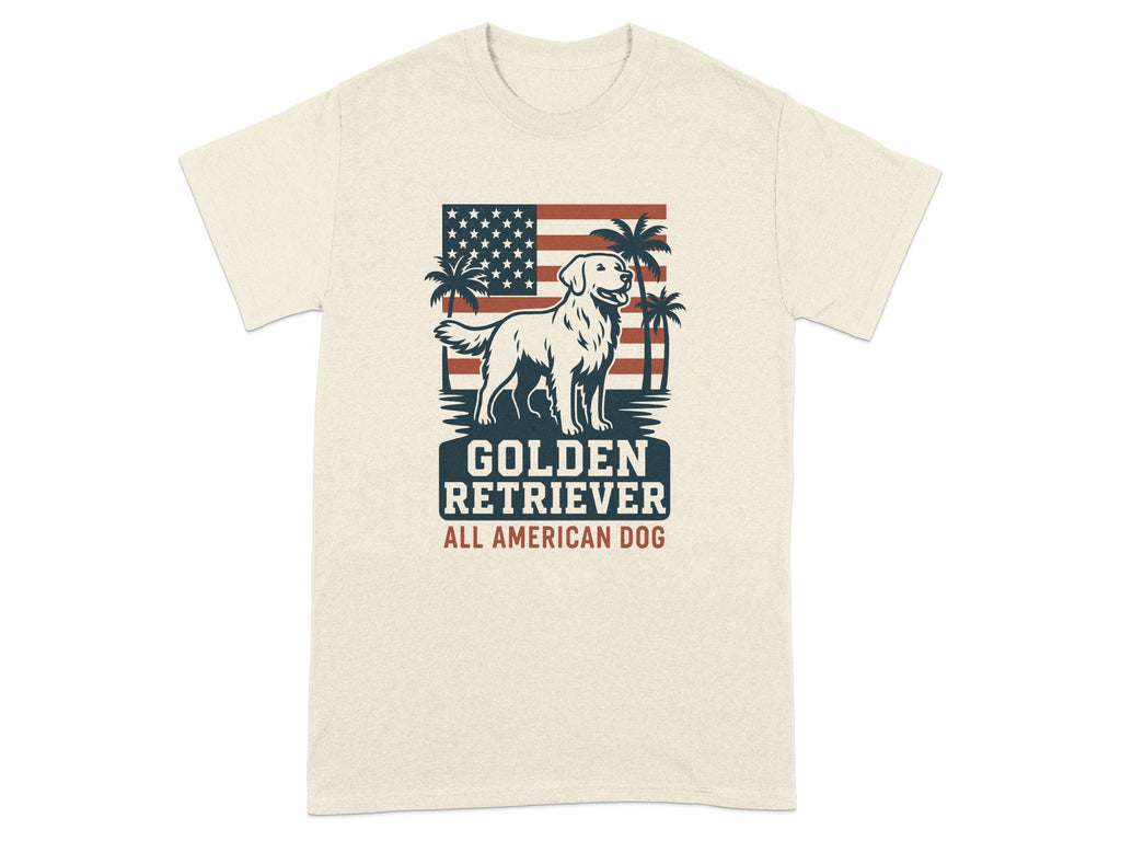 Golden Retriever All American Dog Graphic T-shirt product