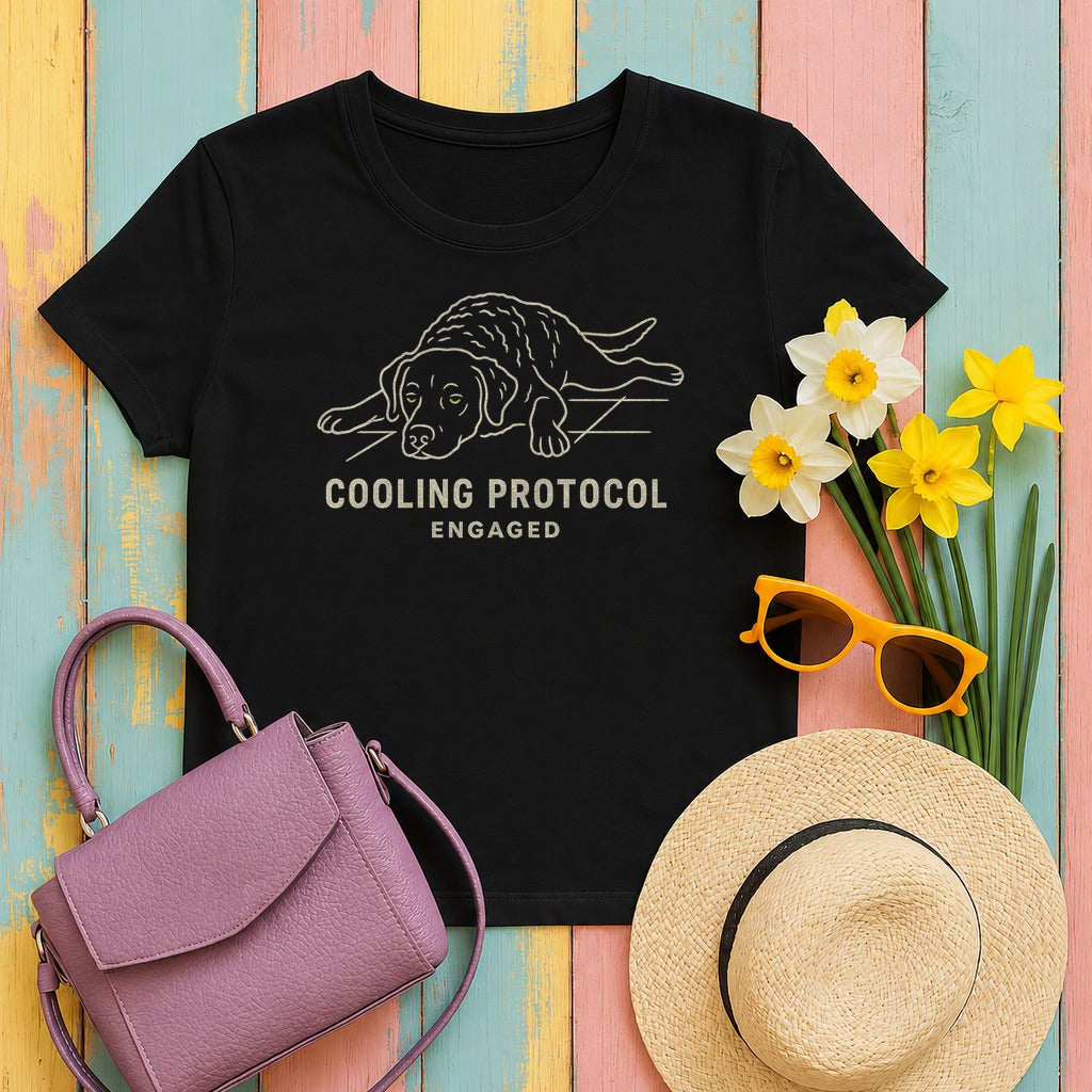 Chesapeake Cooling Protocol Tee in Black