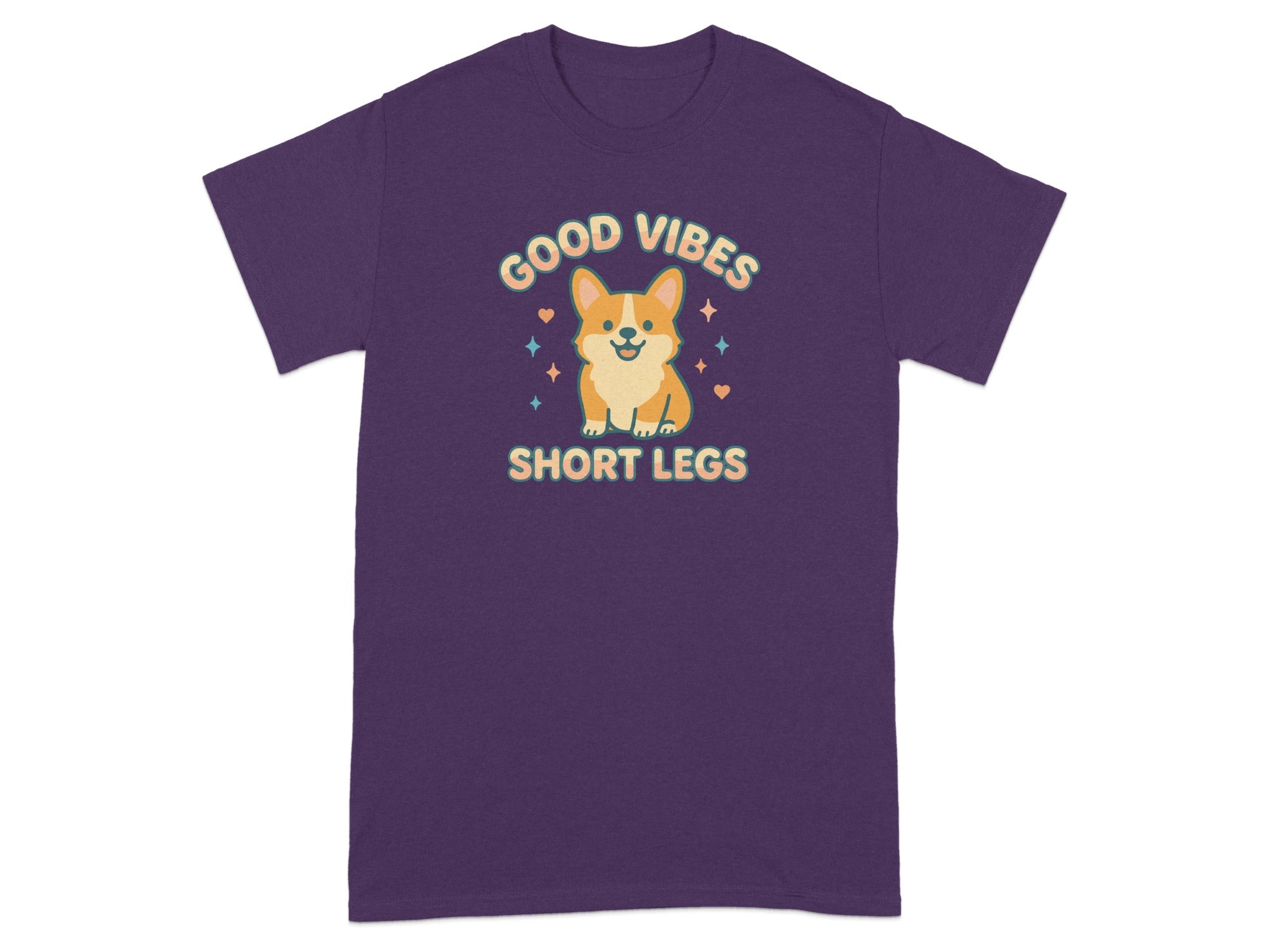 Good Vibes Short Legs Corgi T-shirt