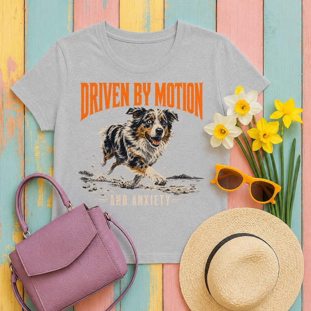 Motion & Anxiety Unleashed Aussie T-shirt in Sport Grey