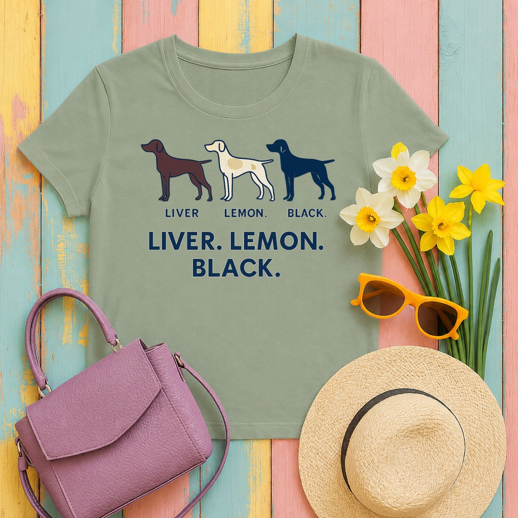 Pointer Coat Colors T-shirt in Sage