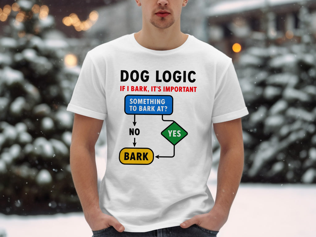 Dog Logic Funny Statement T-shirt Novelty Graphic product