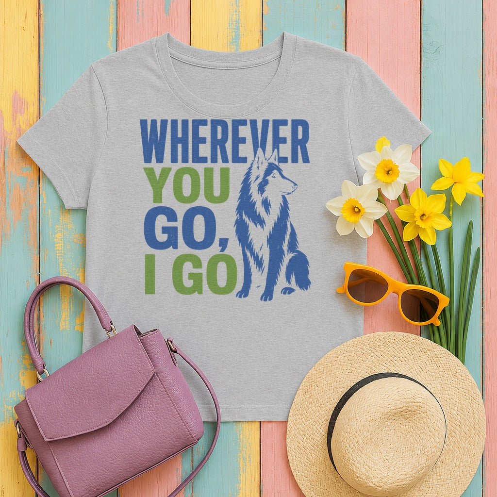 Wherever You Go Tervuren T-Shirt in Sport Grey