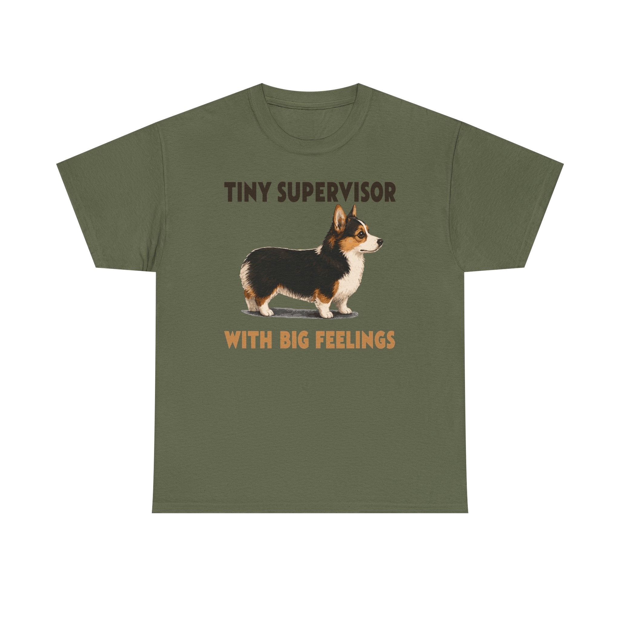 Tiny Supervisor Corgi T-Shirt