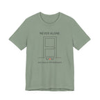 Black Lab Never Alone Tee