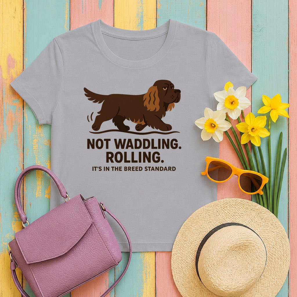 Sussex Not Waddling Rolling Tee in Athletic Heather