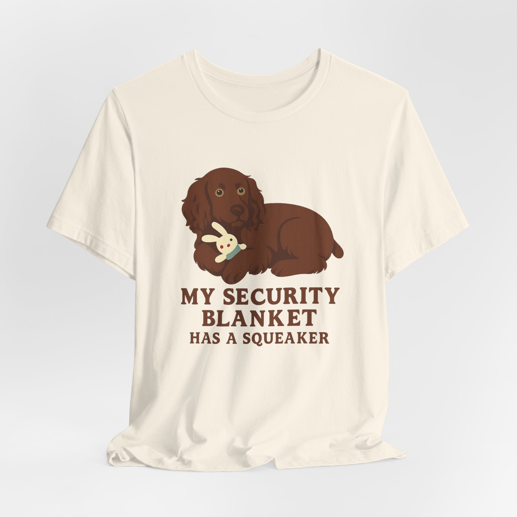 Boykin Spaniel Security Blanket Has a Squeaker Tee