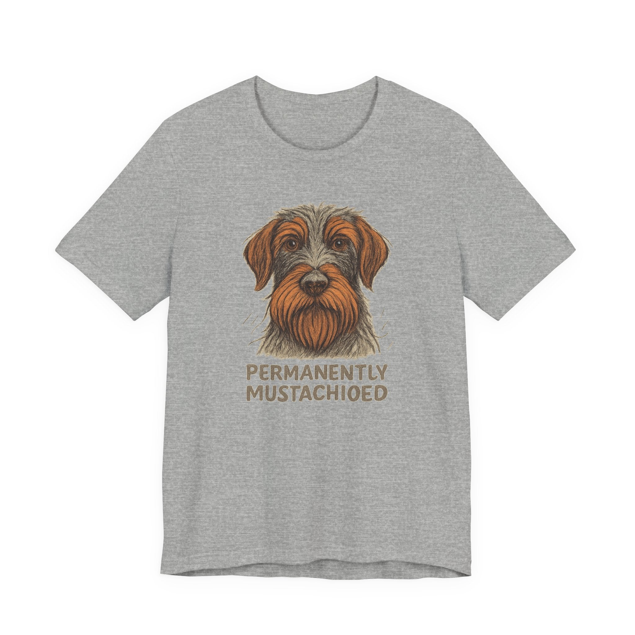 Wirehaired Pointing Griffon Permanently Mustachioed Tee