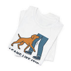 Vizsla Leans Like It's a Contact Sport Tee