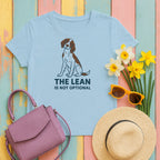 Irish Red and White Setter The Lean Is Not Optional Tee