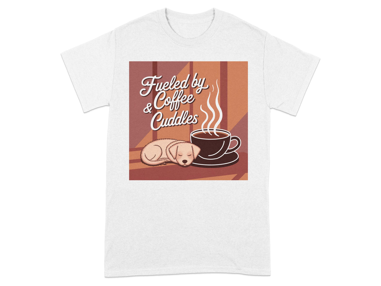 Fueled by Coffee Cuddles Graphic Tee product