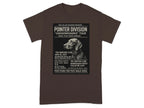 Pointer Division Unknown Barks Tour Dog Graphic T-Shirt Dark Chocolate T-shirt