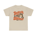 Retro Backtalk Superpower Sheltie T-Shirt