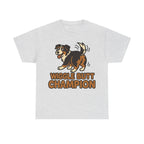 Australian Shepherd "Wiggle Butt Champion" T-shirt