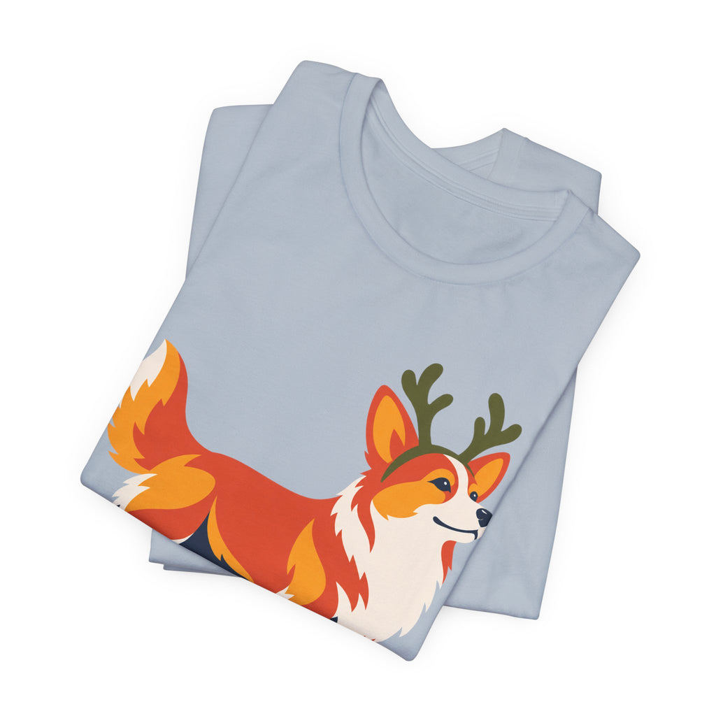 Santas Shortest Reindeer Corgi T-Shirt
