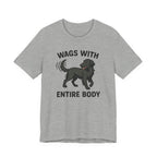Flat-Coat Wags With Entire Body Tee