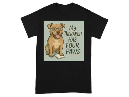 My Therapist Has Four Paws Funny Dog T-Shirt product