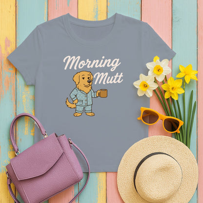 Morning Mutt Coffee Dog Graphic Tee product type