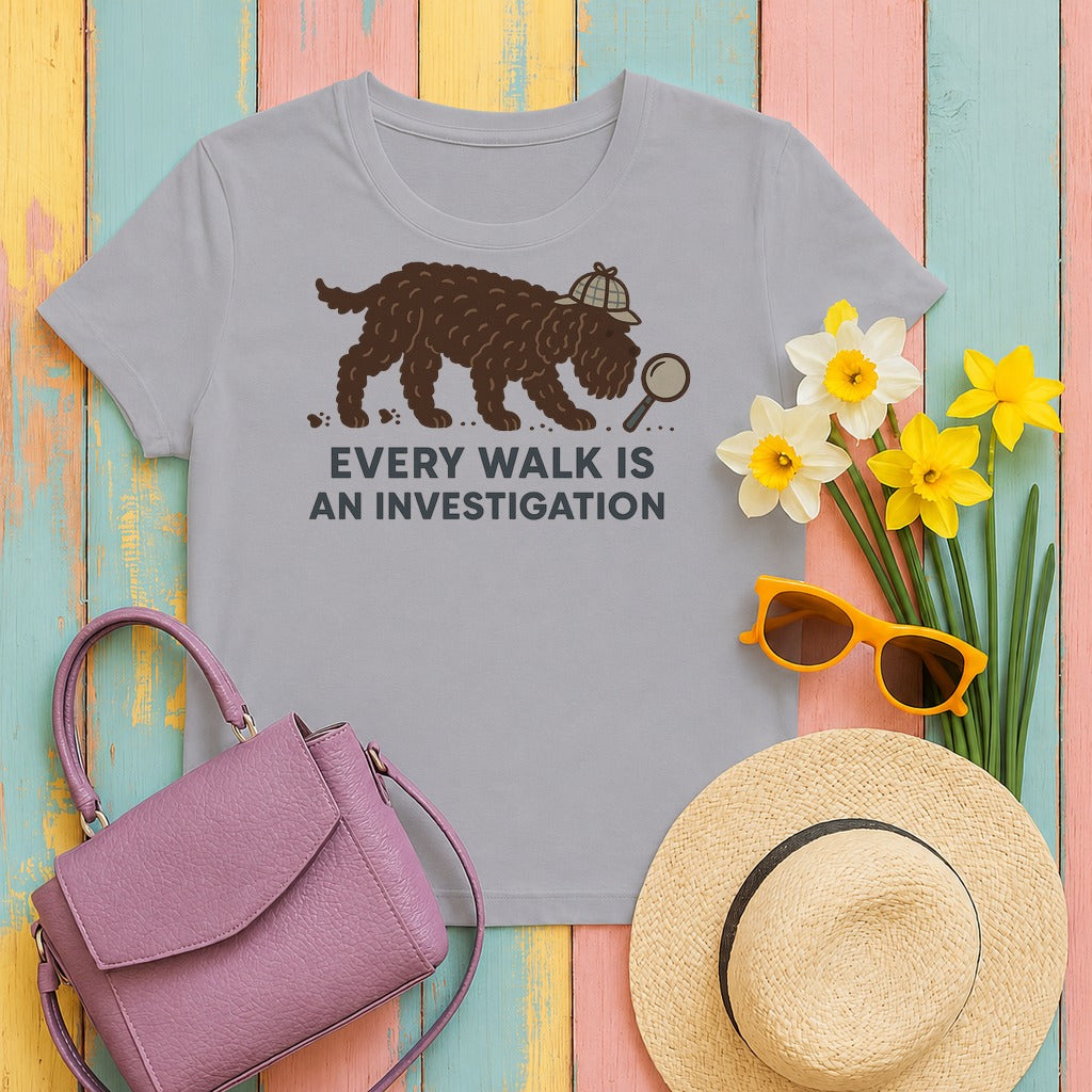 Barbet Every Walk Is an Investigation Tee