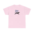 Okay Fine Running Dog Silhouette Fun Pet Lover T-Shirt