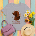 Irish Setter Natural Redhead T-shirt in Athletic Heather