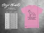 Gildan 5000 T-shirt size chart with width and length measurements in inches.