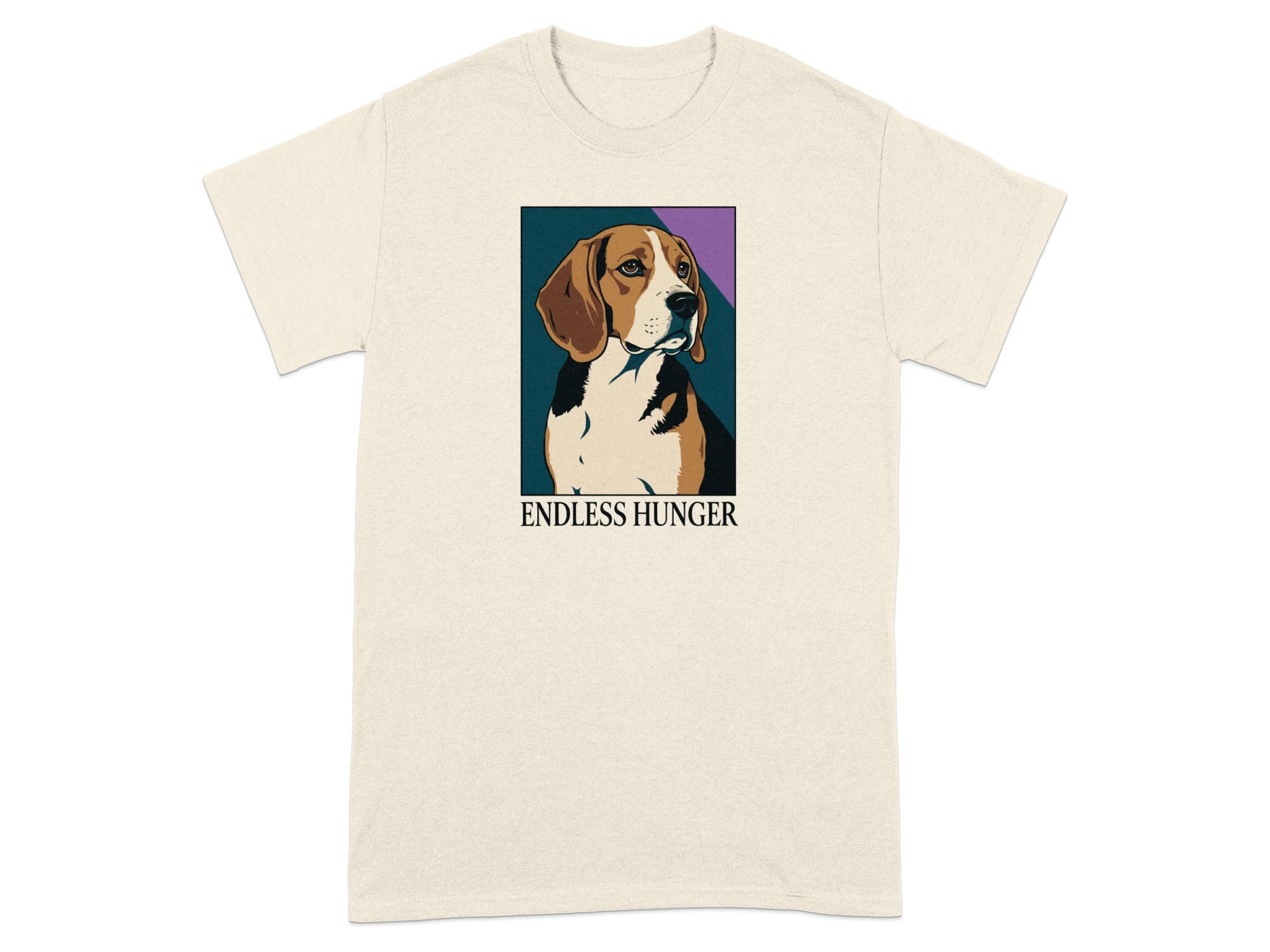 Endless Hunger Dog Print T-shirt