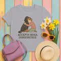 Gordon Accepts Hugs Indefinitely Tee in Athletic Heather