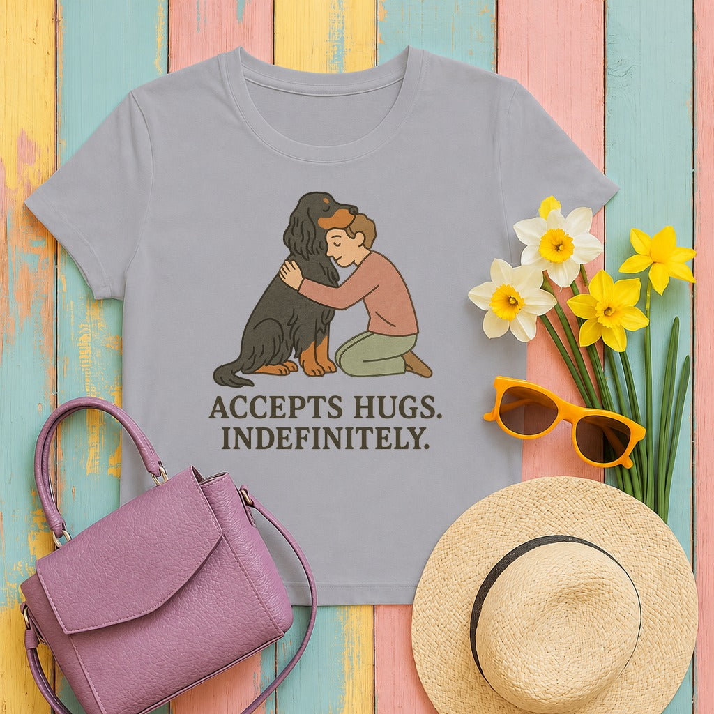 Gordon Accepts Hugs Indefinitely Tee in Athletic Heather