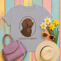 Boykin Spaniel A Study in Brown T-shirt in Athletic Heather