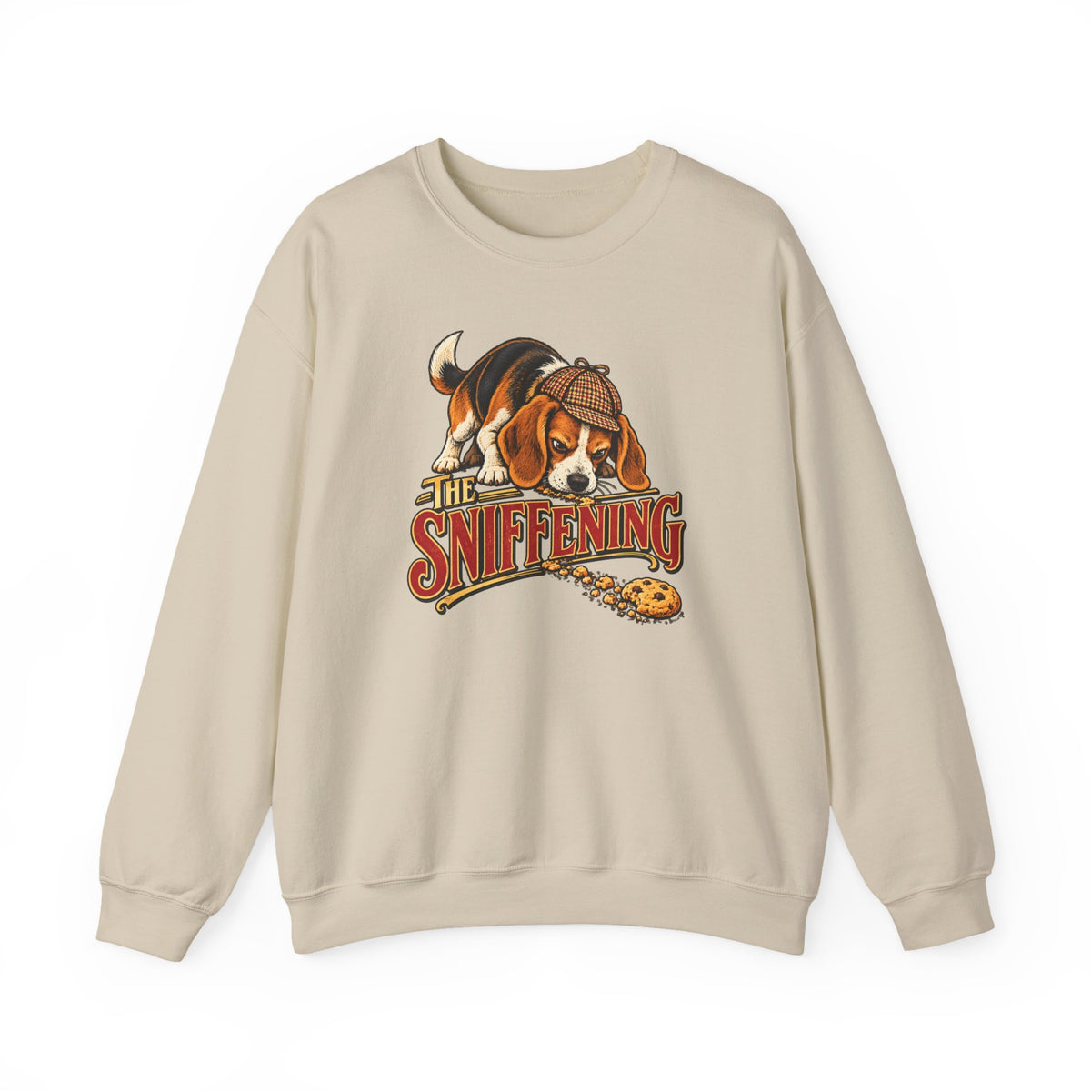 The Sniffening Beagle Sweatshirt in Sand