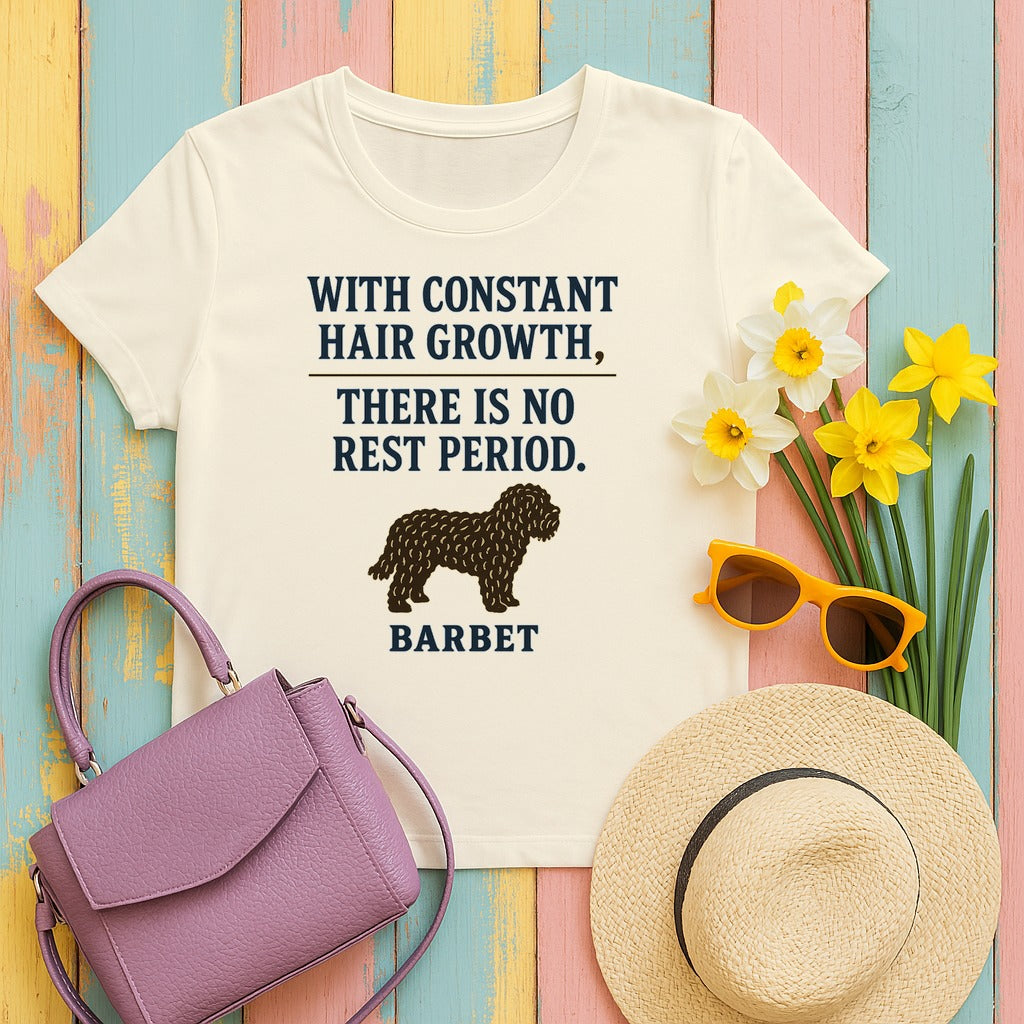 Barbet There Is No Rest Period Tee in Natural