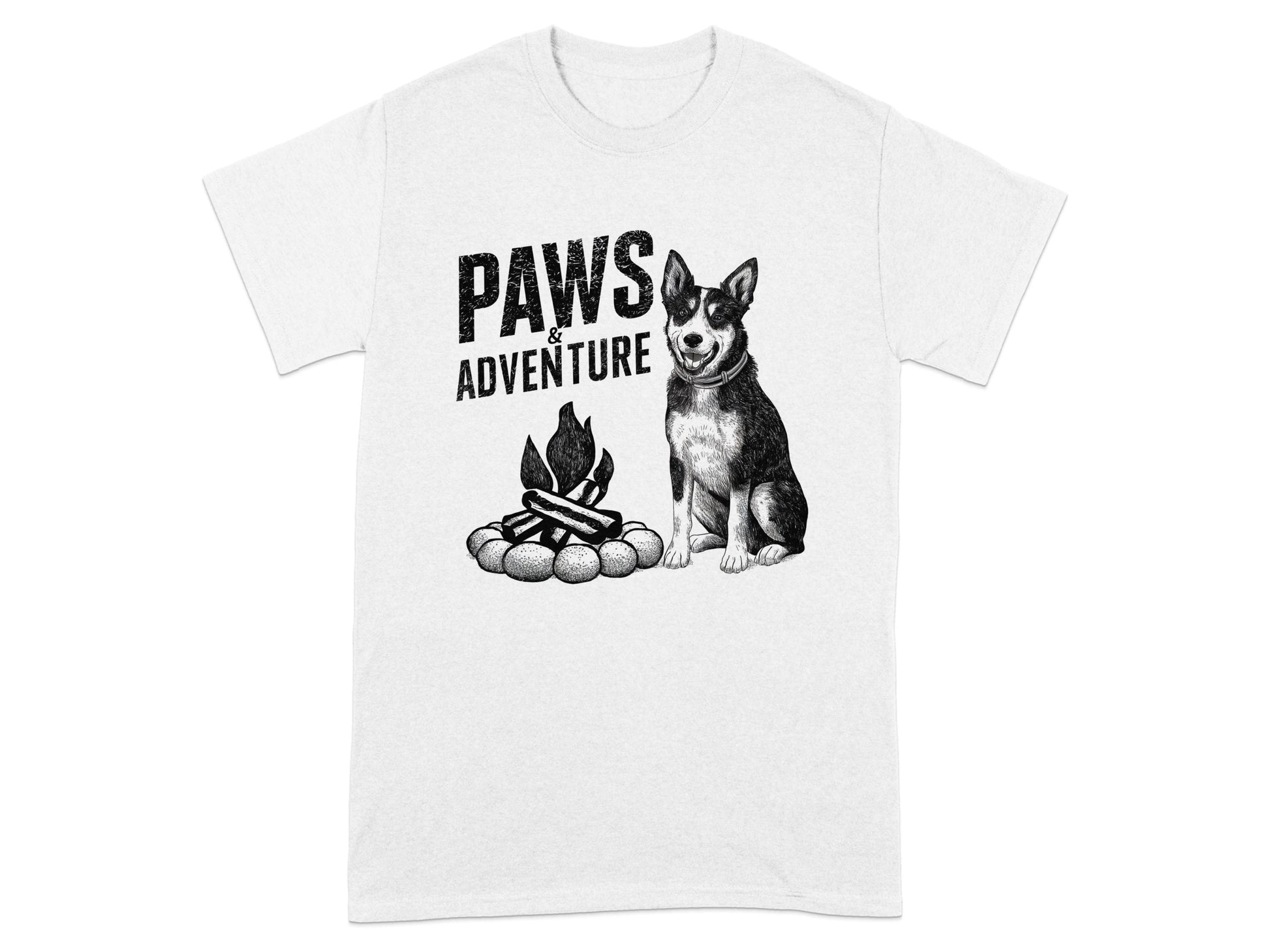 Paws and Adventure Graphic Print TShirt product