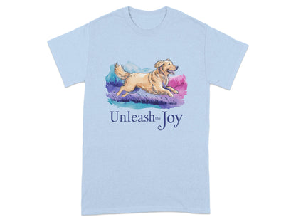 Unleash the Joy with Running Dog Graphic T-shirt product