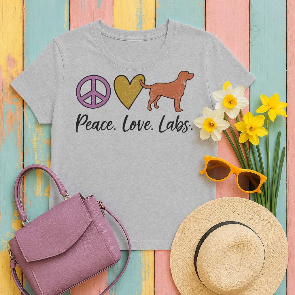 Peace Love Labs Labrador t-shirt