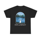 Paws and Reflect White Dog T-Shirt