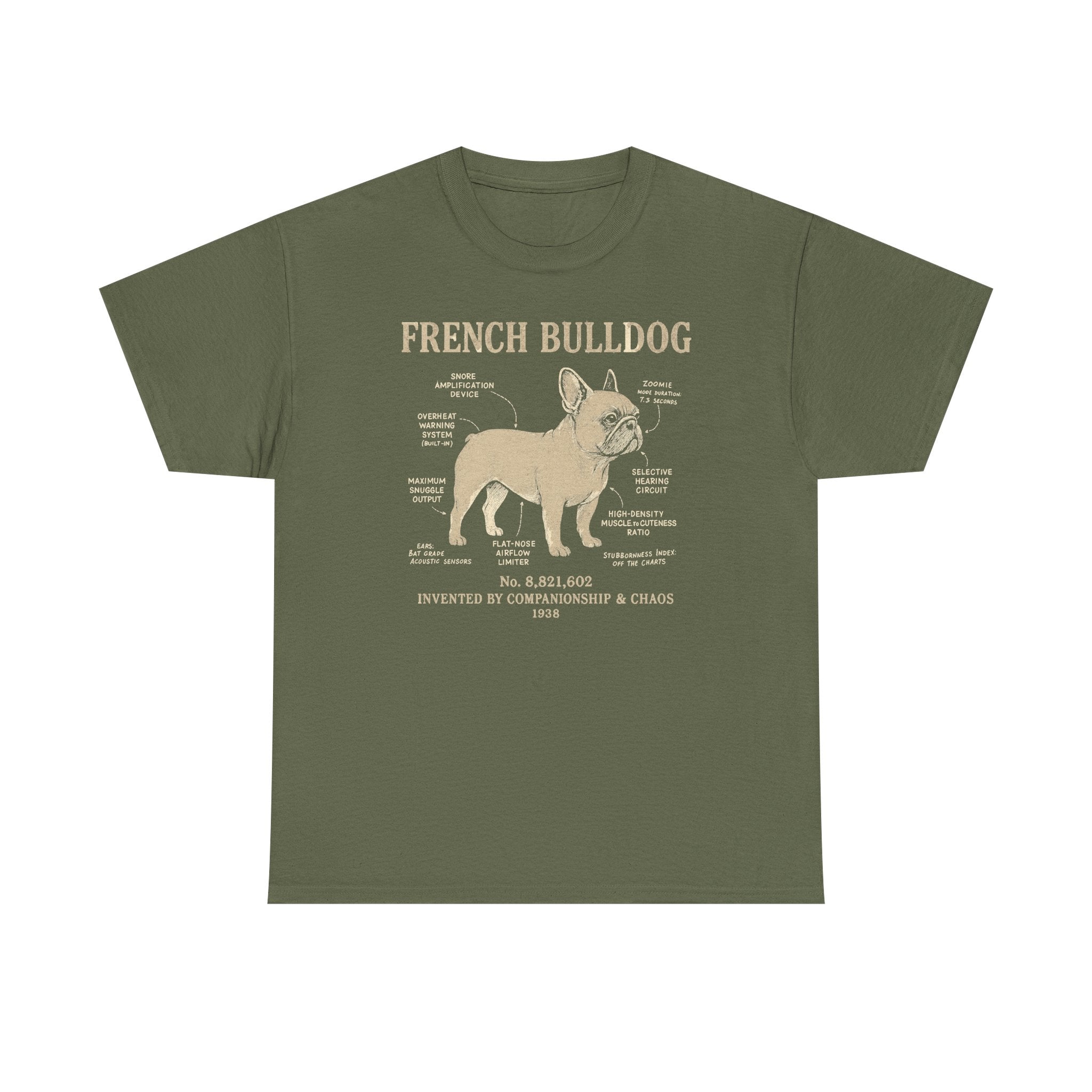 French Bulldog Anatomy T-Shirt