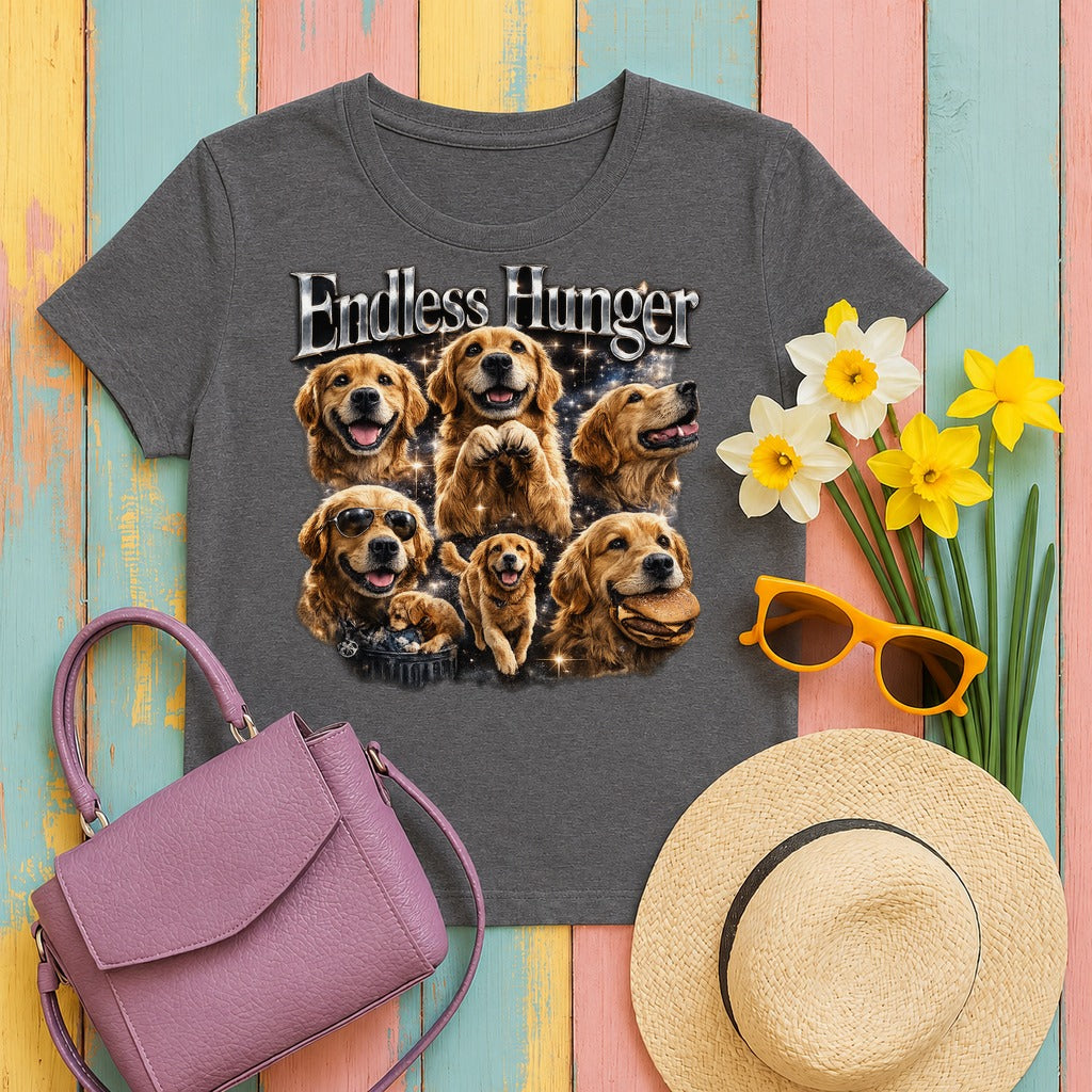 Endless Hunger Golden Retriever t-shirt